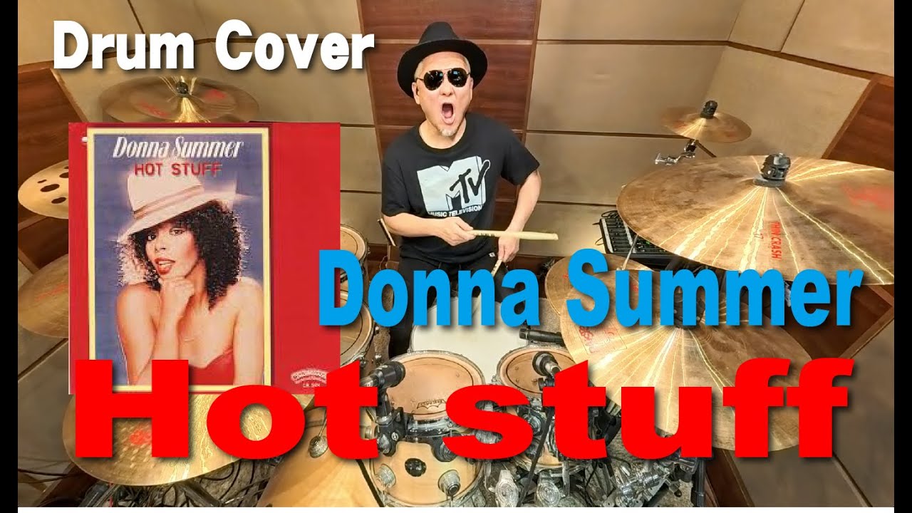 【Donna Summer】 Hot stuff【叩いてみた】drum cover/ドラムカバー