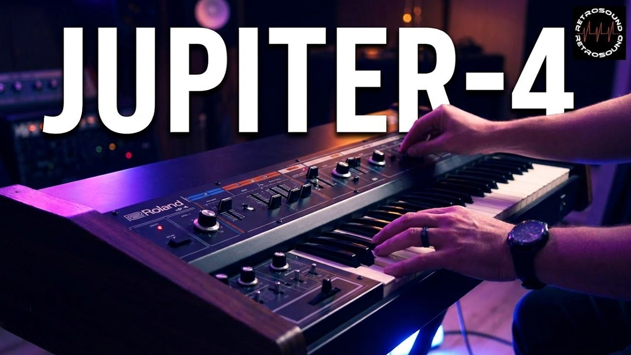 Roland Jupiter-4 Analog Synthesizer (1978) *Sound Awesomeness*
