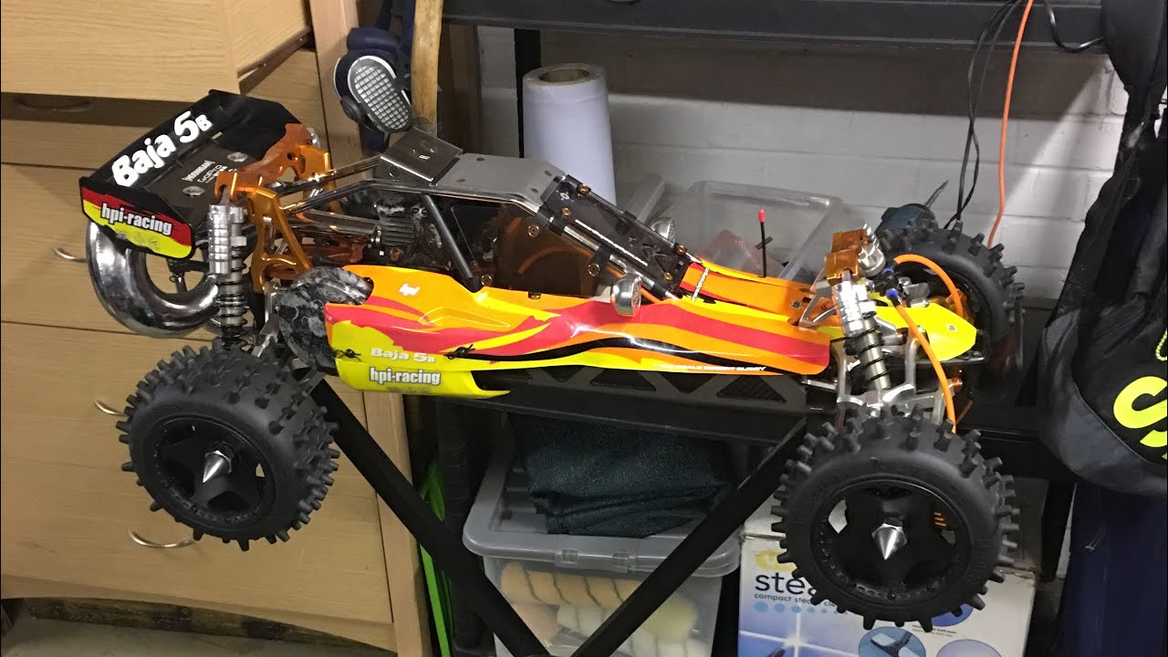 Fully built ROVAN BAJA 5B on the bench!