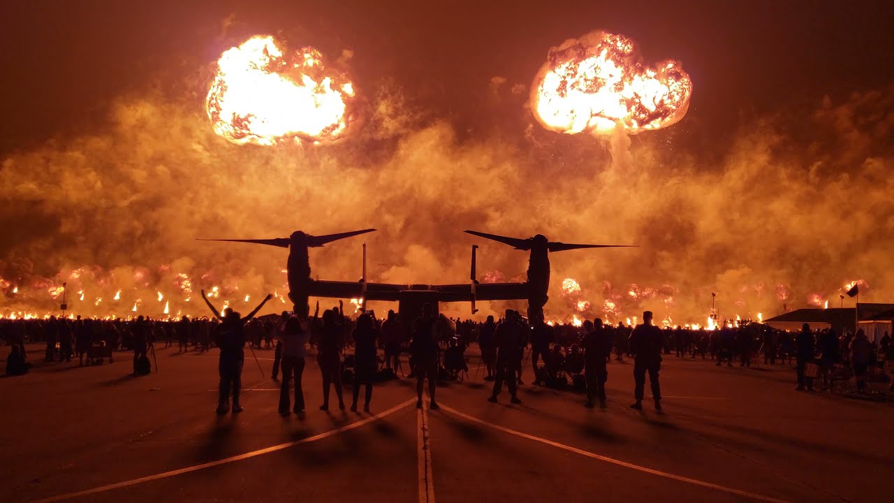 Oshkosh Finale | Wall of fire
