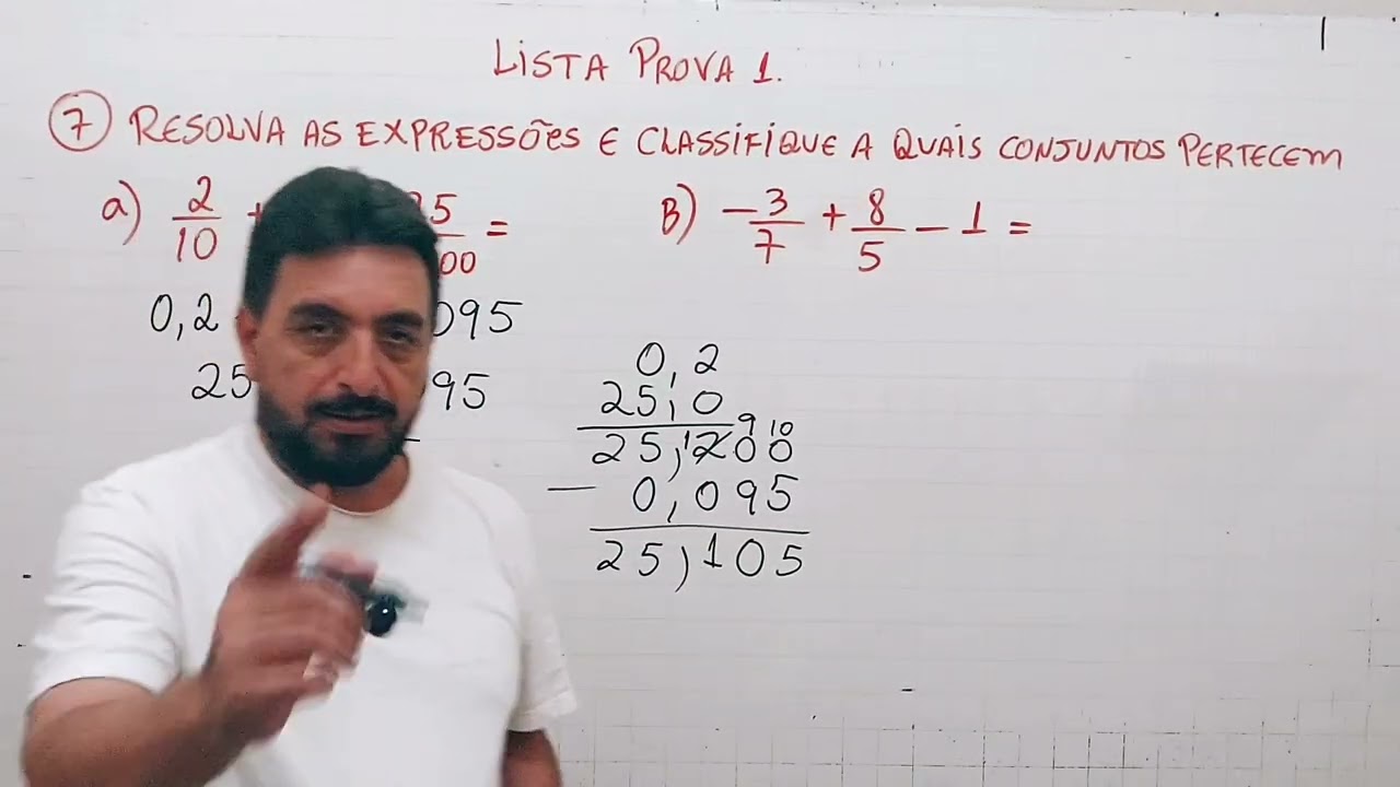 Exercicio 07 lista P.01 #matemática 
