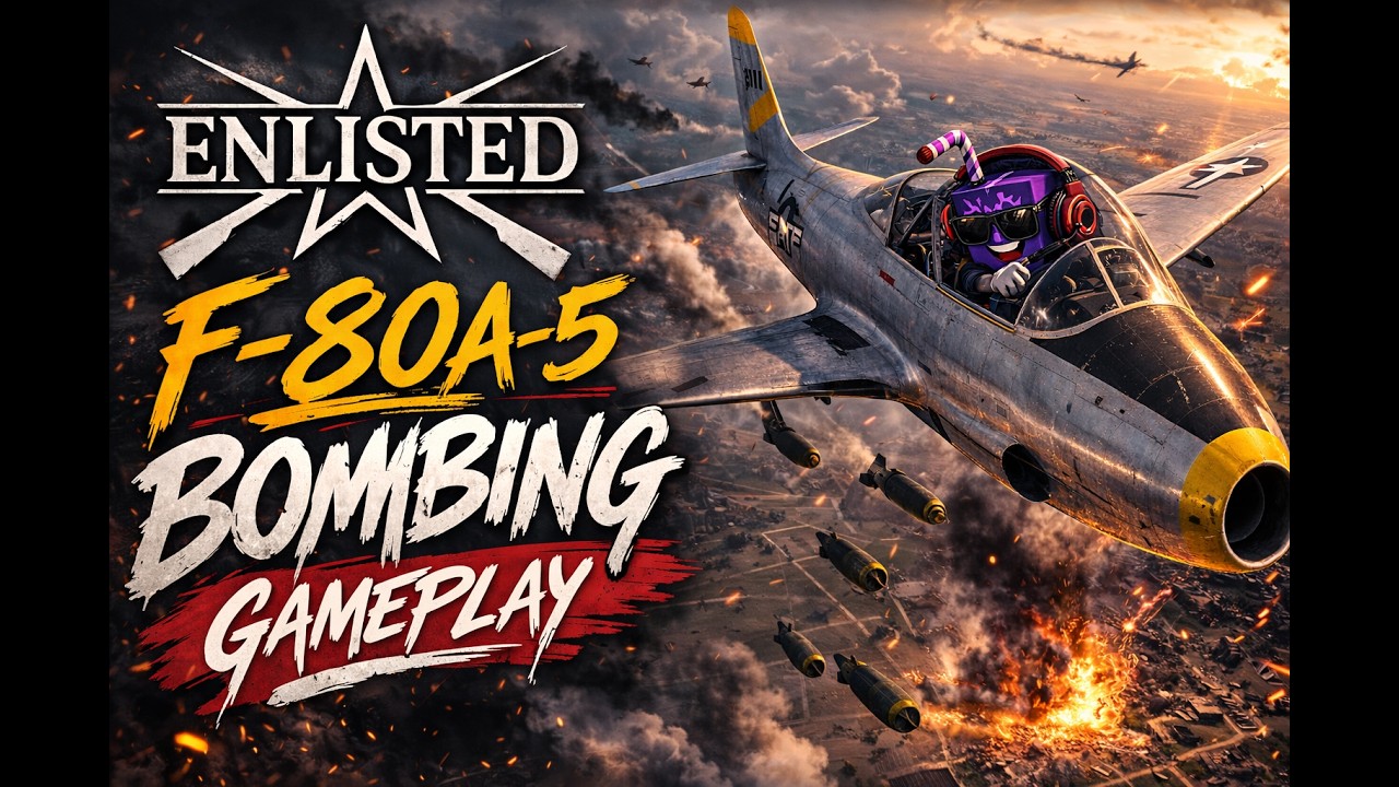 BOMBS AWAY - Enlisted F-80A-5 (Gameplay)