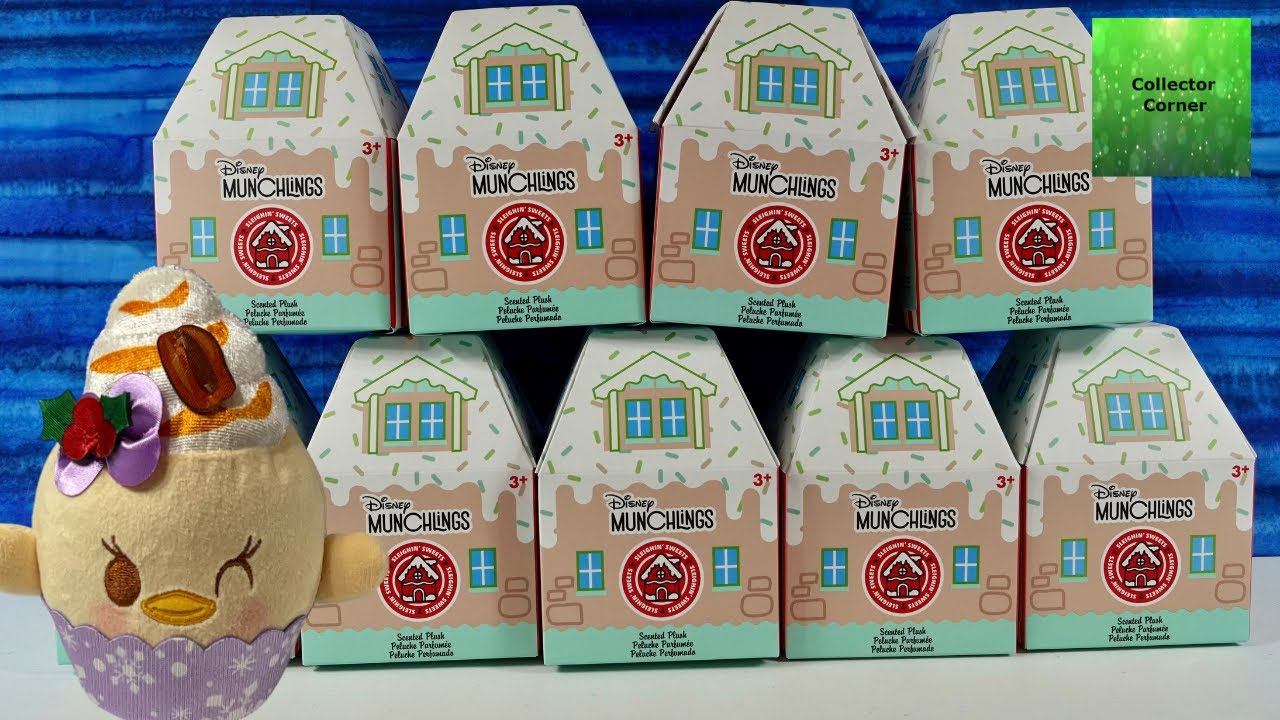 Disney Munchlings Sleighin Sweets Scented Blind Box Plush Unboxing