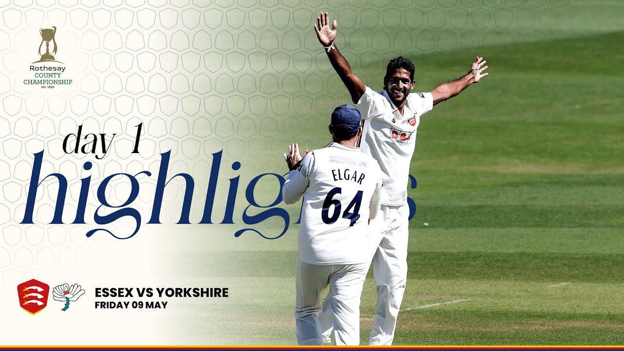 💪 A STRONG COMEBACK | Essex Men v Yorkshire Men - Day 1 Highlights