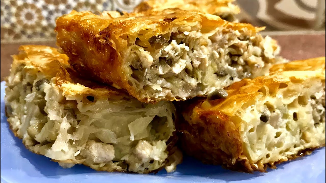 Баница-с месо и зеленчуци...пълноценен вкусен обяд или вечеря. Ще се изненадате, колко е вкусна !
