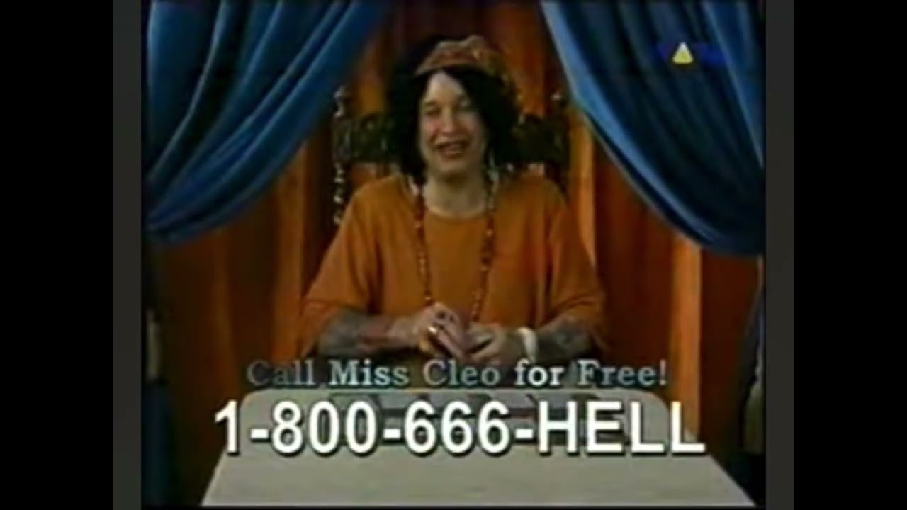 Ozzy Osbourne as miss Cleo 