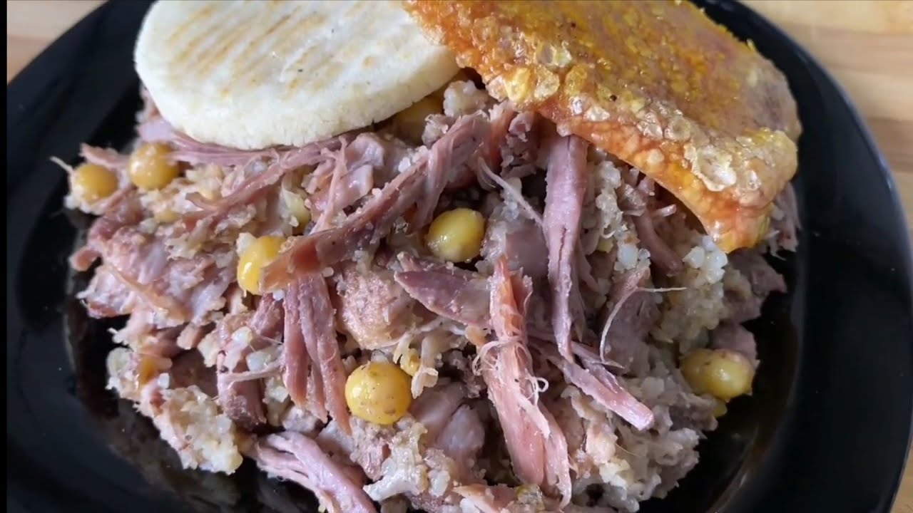 Lechona en olla a presión