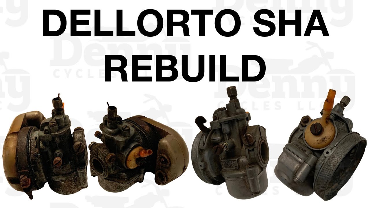 Rebuilding a Dellorto SHA 14.12 L Carburetor - Complete Carb Disassembly, Cleaning, and Reassembly!