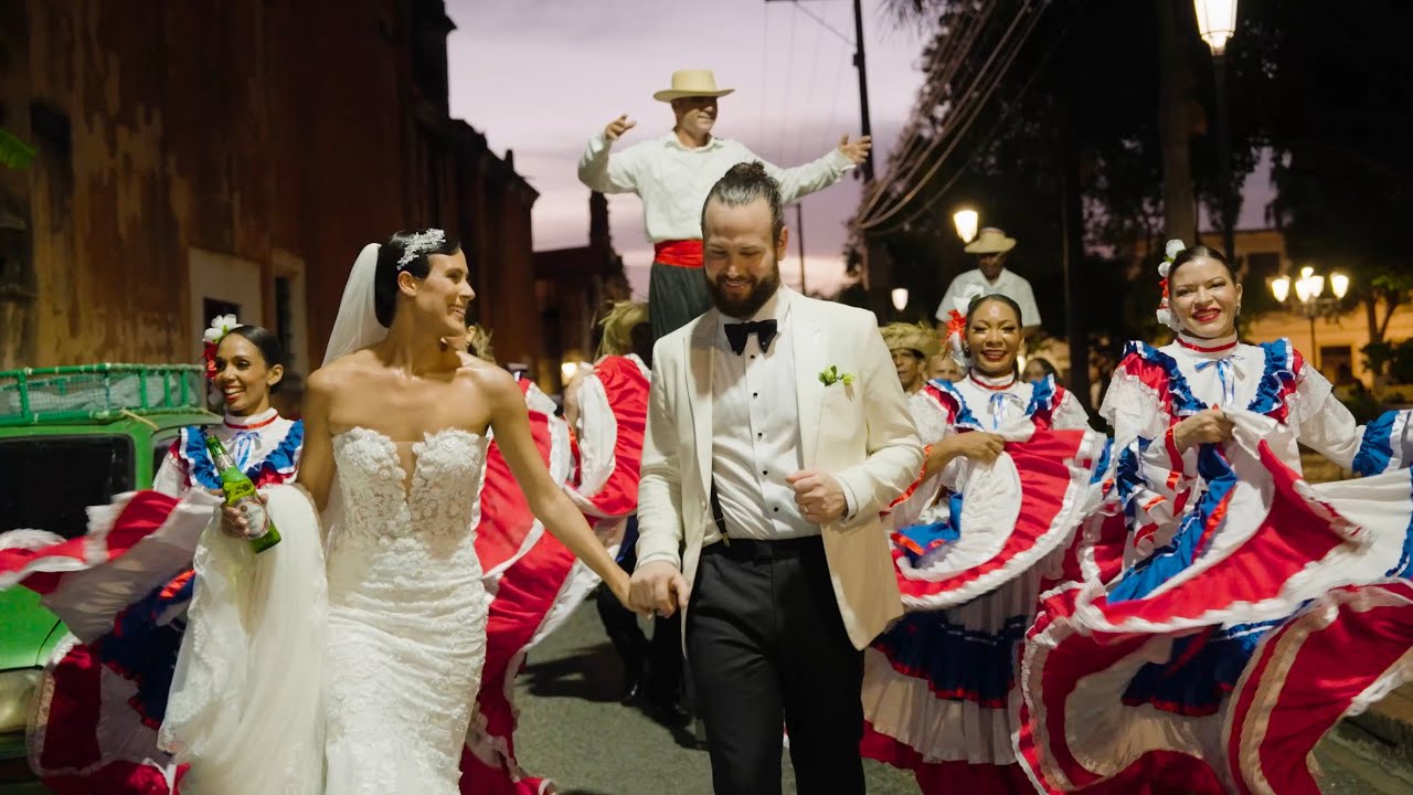 Denise & Matt - Wedding Destination Film Zona Colonial Dominican Folklore 2023 Portazul | Sony FX3