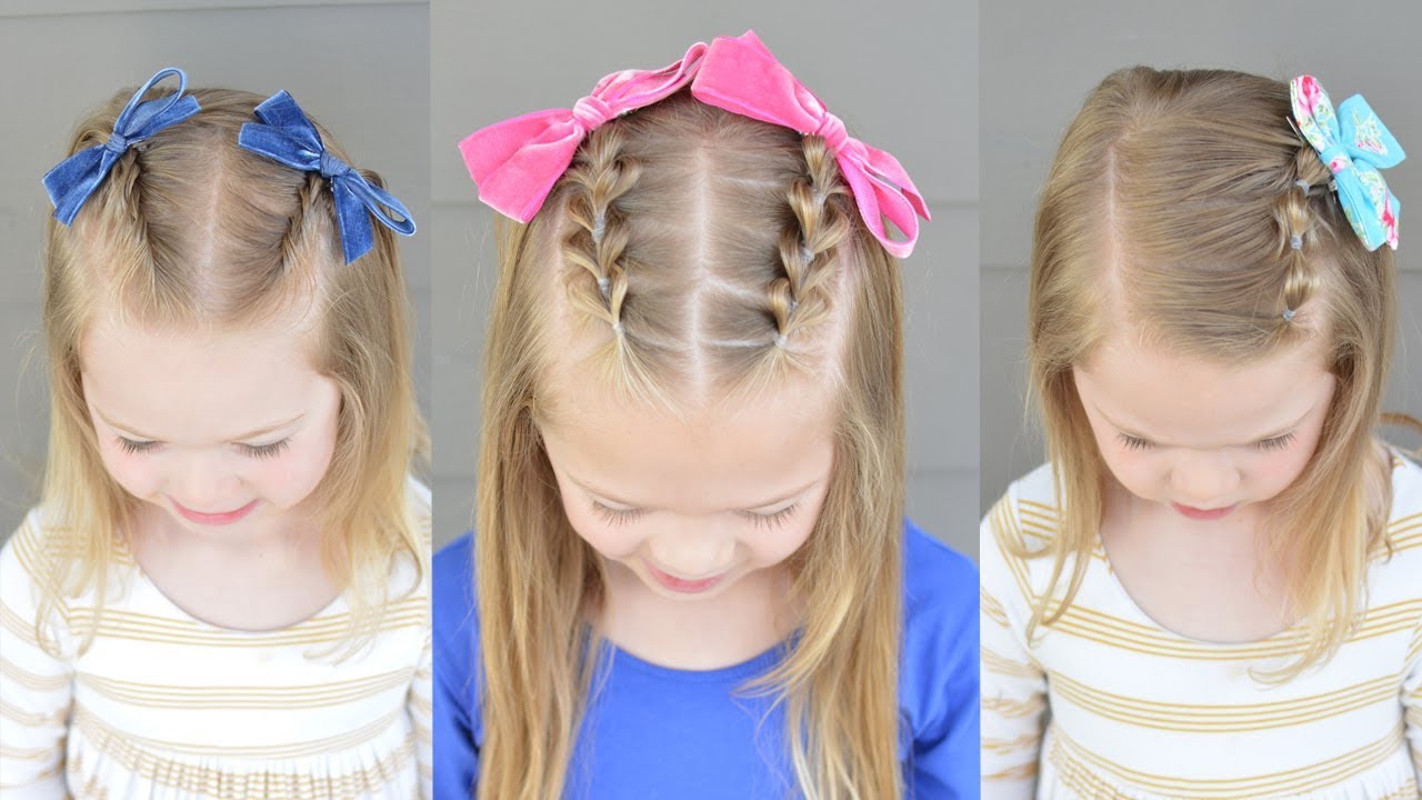3 Toddler Half Up Styles | Q’s Hairdos | Lu’s Hairdos
