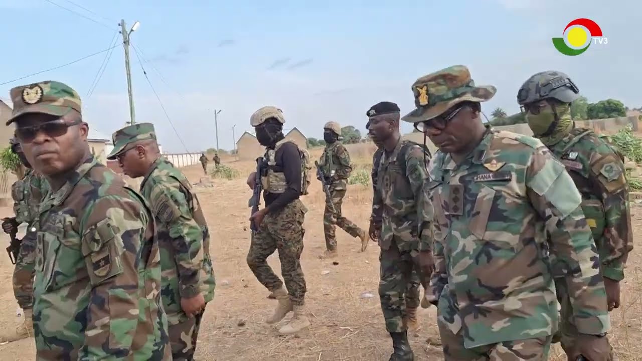 Bawku: Ghana Army Chief at Site Where Soldier Was Killed