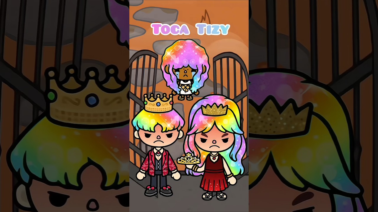 The Ugly Princess Who Becomes Beautiful😱😍👑 #tocaboca #tocalifeworld #shorts #fyp