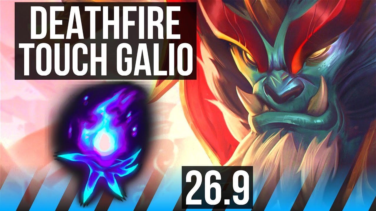 GALIO vs XERATH (MID) | Deathfire Touch | KR Master | 26.9