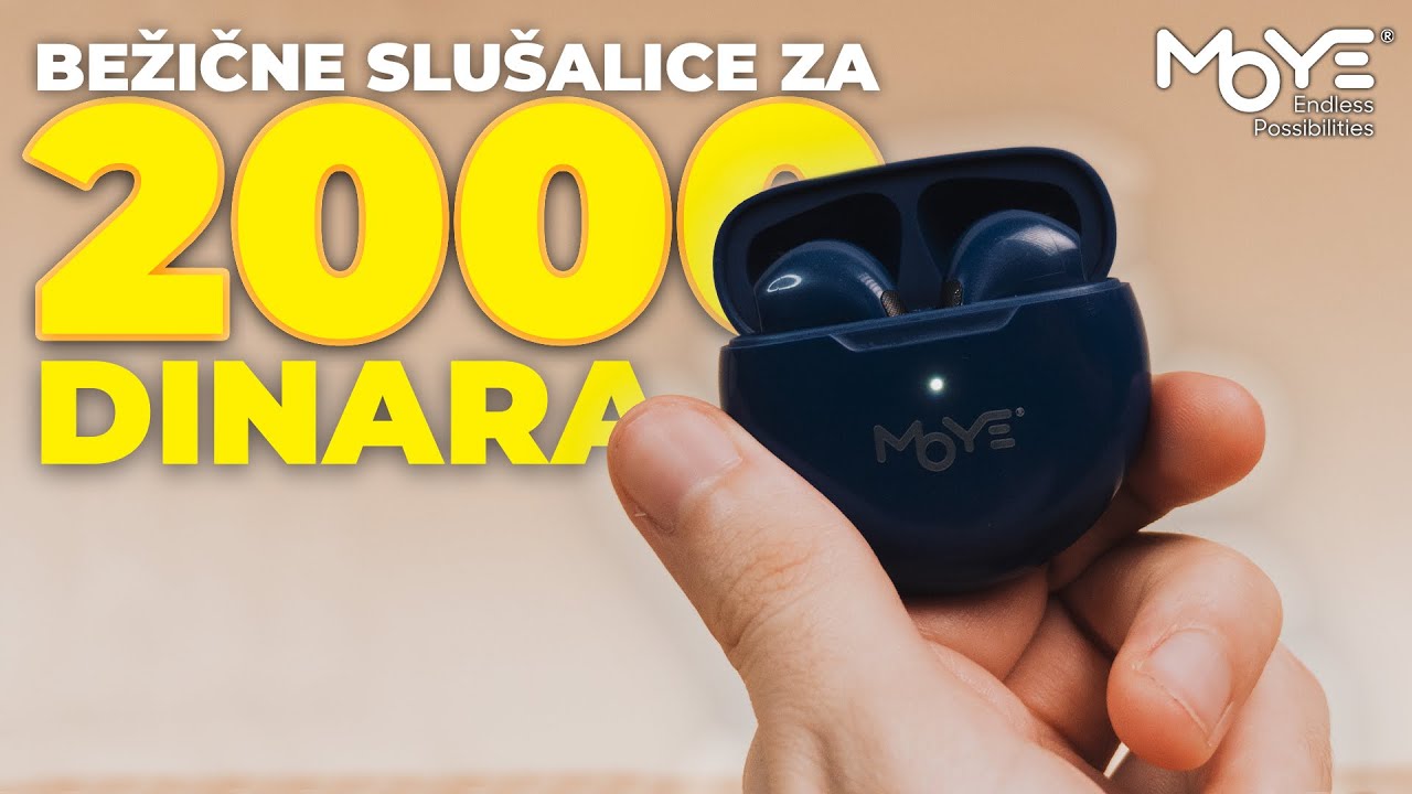 Bežične Slušalice za 2000 Dinara? - Moye Aurras 2 TWS