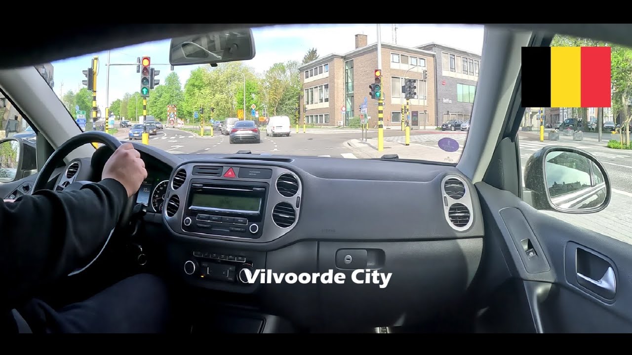 Belgium: Driving In Vilvoorde City