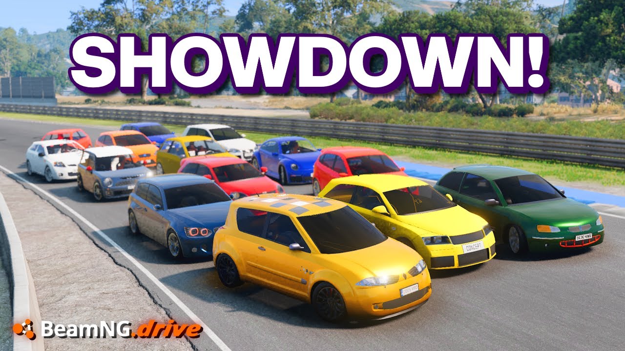 Автоматизированное противостояние в жанре Hot Hatch! : BeamNG : BeamMP