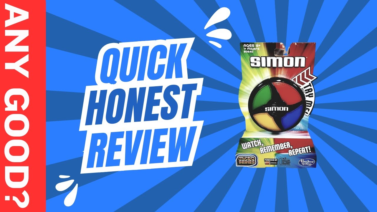 Basic Fun Simon Micro Series Edition Pocket Travel Handheld Portable Review