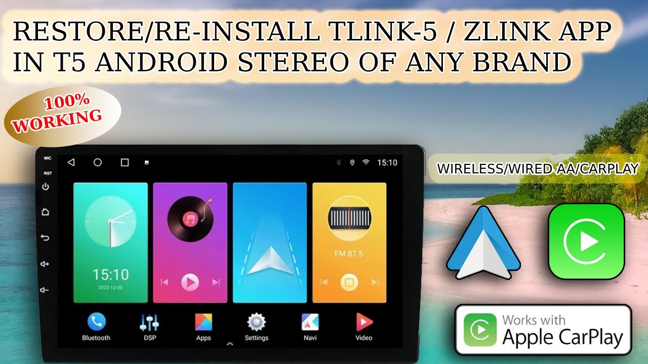 “How to Install or Reactivate Tlink5 / Zlink App on Android Car Stereo | Step-by-Step Guide” ||