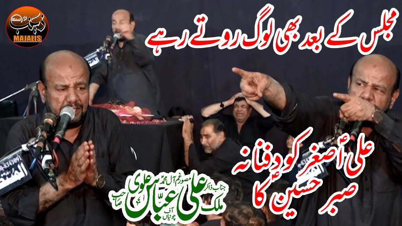 Zakir Ali Abbas Alvi-Husain Ka Ali Asghar Ko Dafnana-Talagang 2023-Zainab Majalis