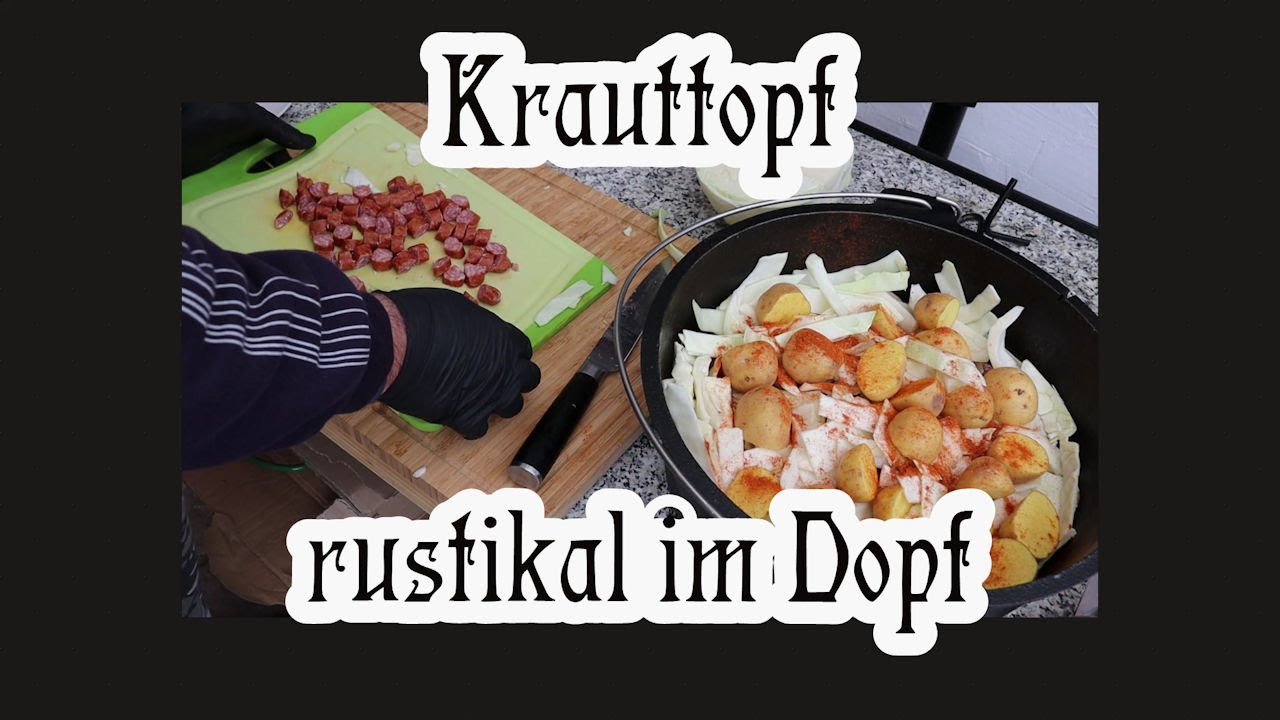 Krauttopf rustikal im Dopf Dutch Oven FT12