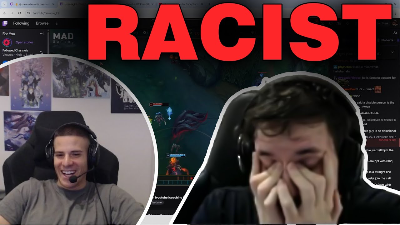 Velja reacts to CROWNIE VS RACIST VIEWER DISCORD CALL 🤫
