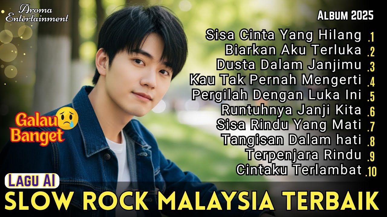 🎸Slow Rock Malaysia Terbaik | 💔 Sisa Cinta Yang Hilang - Galau Banget 😭 | Cocok Untuk Teman Harianmu