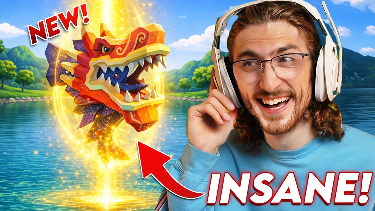 i Hunted The NEW LEGENDARY DRAGON FISH in Animal Company