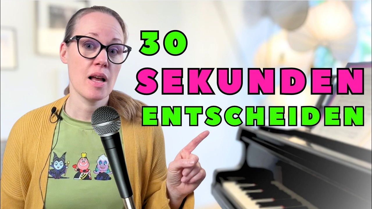 Warum die ersten 30 Sekunden über Fortschritt beim Singen entscheiden.