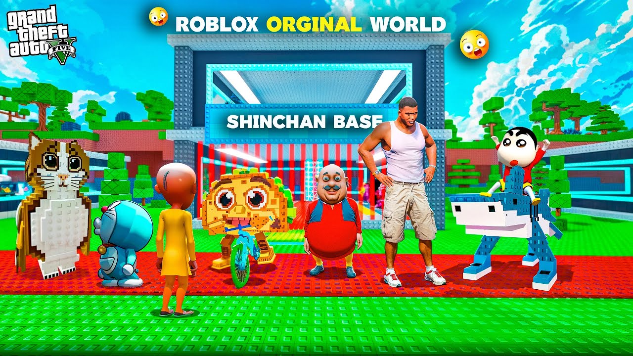 Franklin & Shinchan Saves ALL Roblox Brainrots in GTA 5