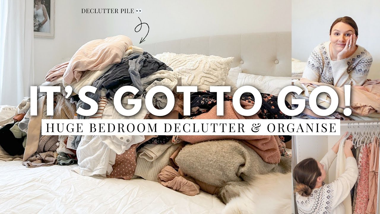 Huge Bedroom & Wardrobe Declutter | Making space & simplifying my home