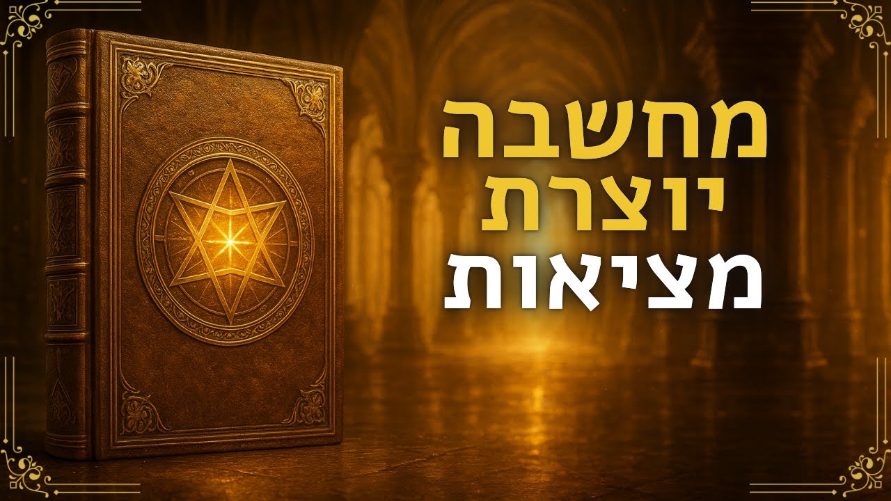 חכמת הקבלה על איך מחשבה יוצרת מציאות ושפע| Kabbalah Wisdom: Thought Creates Reality & Abundance