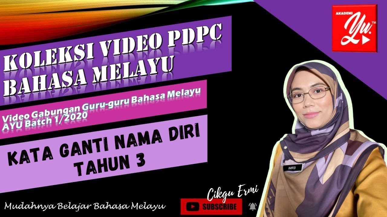 BAHASA MELAYU TAHUN 3 | KATA GANTI NAMA DIRI | TATABAHASA