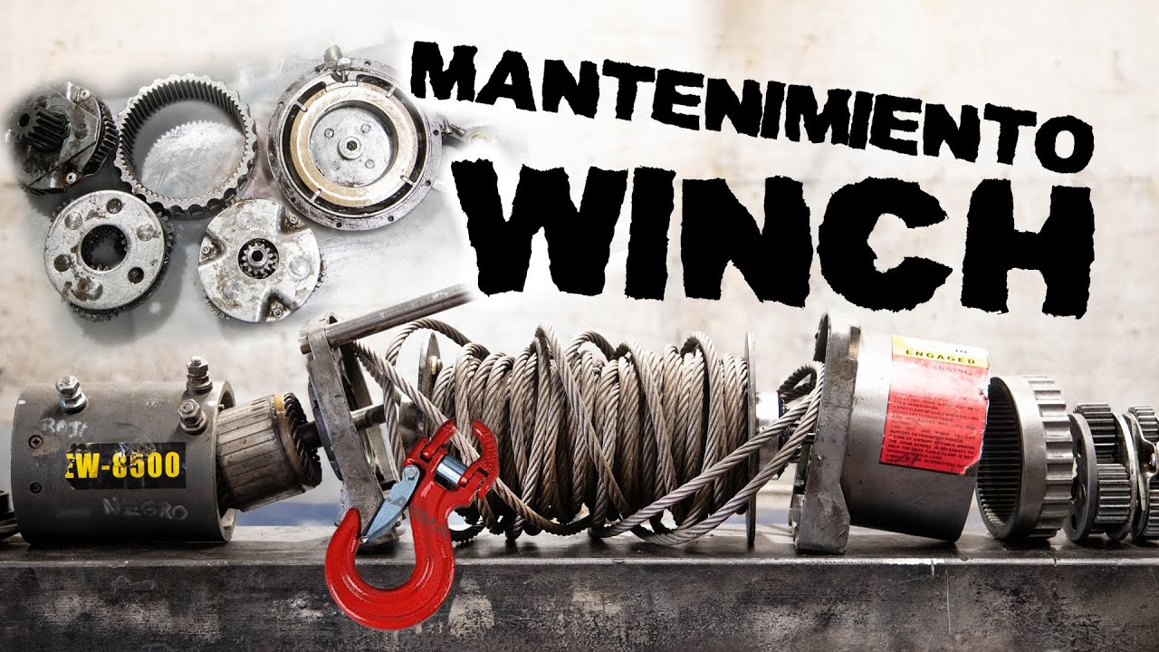 Mantenimiento WINCH Offroad ⚙️⛓ | ENGRASE y cambio de ESCOBILLAS