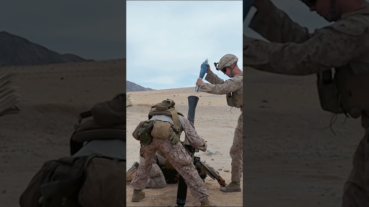 BRUTAL! US 81mm Mortar in Action at SLTE 4-26 #usmarines #training #righttargets