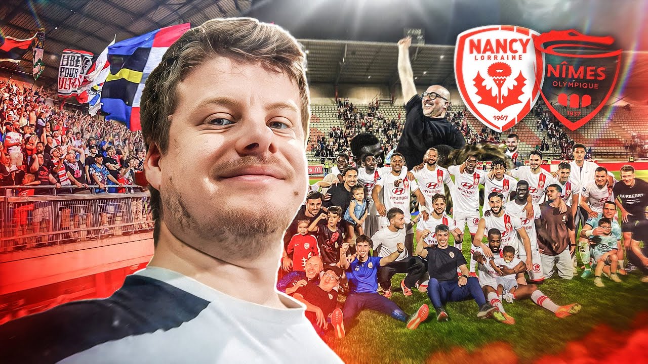 L'AS NANCY LORRAINE RETROUVE LA LIGUE 2 !