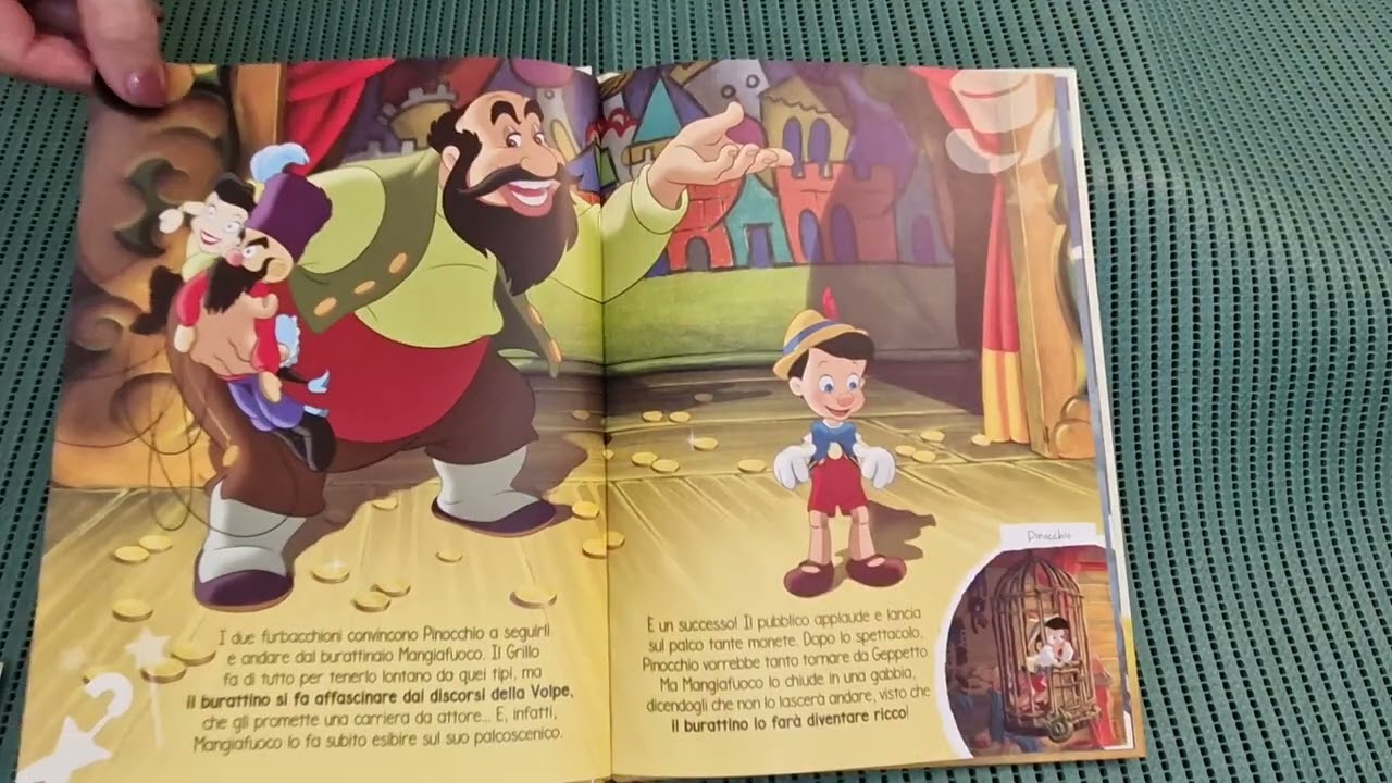 GIOCA CON CHECCO-PINOCCHIO-Disney Magiche storie sonore bellissima favola guardo, leggo, ascolto