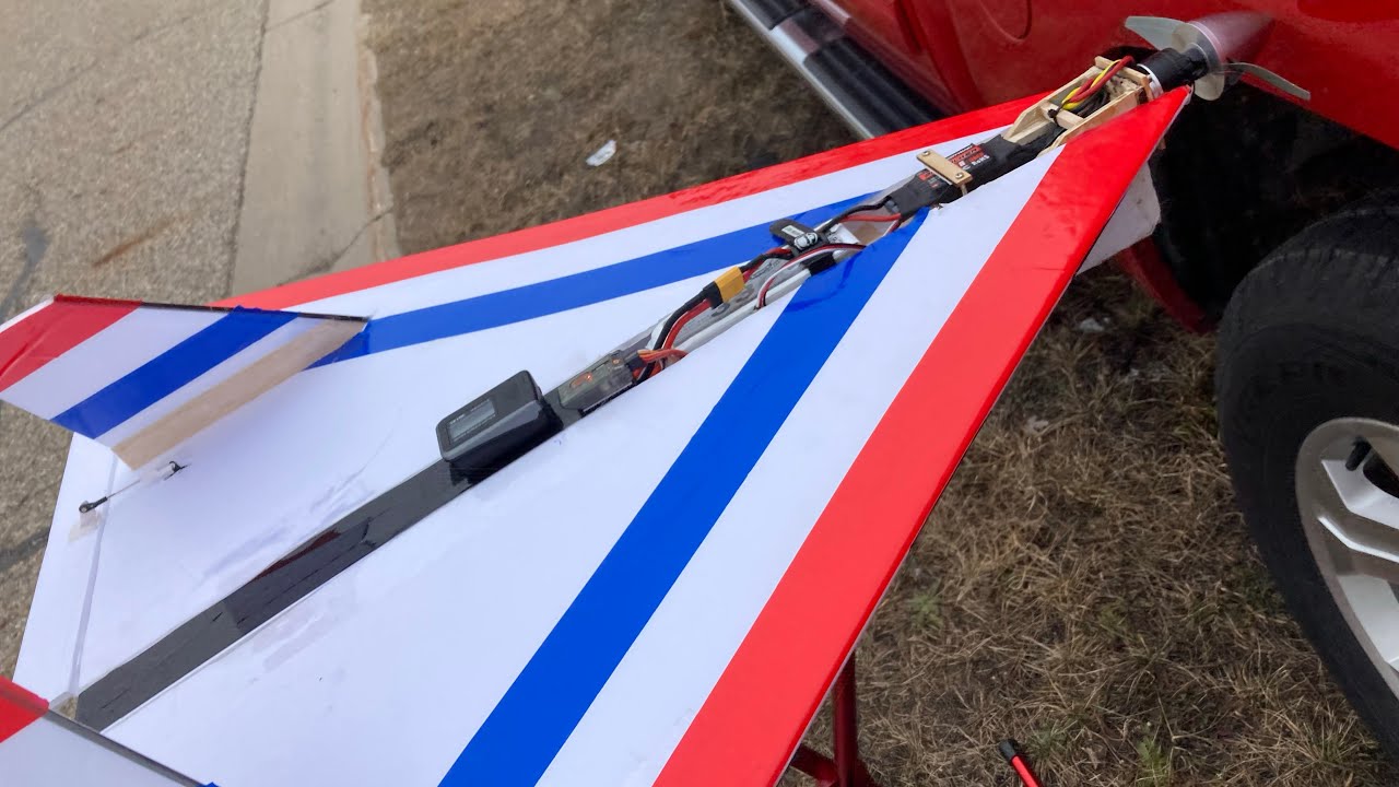 Foam board Delta wing 111mph
