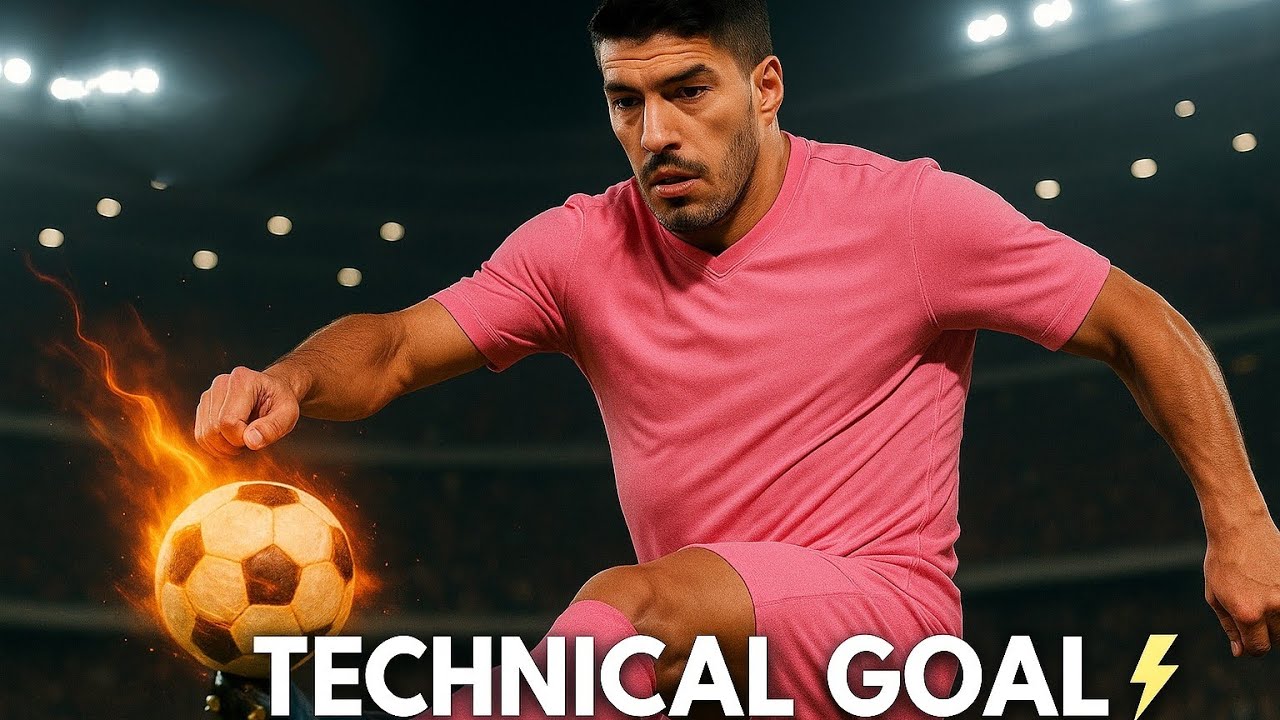 Luis Su&aacute;rez Amazing Technical Goal in Dream League Soccer | WORLD GAME