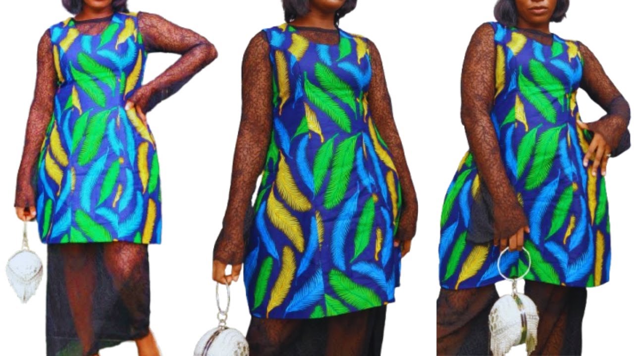 How To Cut And Sew This Trendy Gown With Exxagerated Hips/Eliminating Zip Bulge