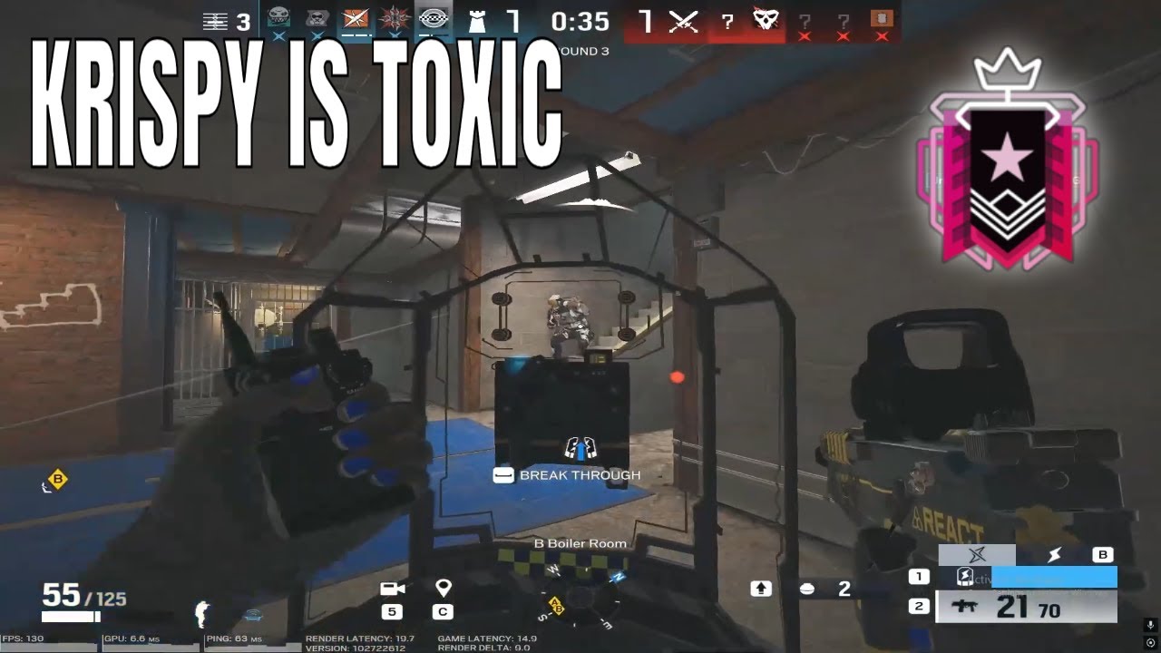 KRISPY IS TOXIC - RAINBOW SIX SIEGE