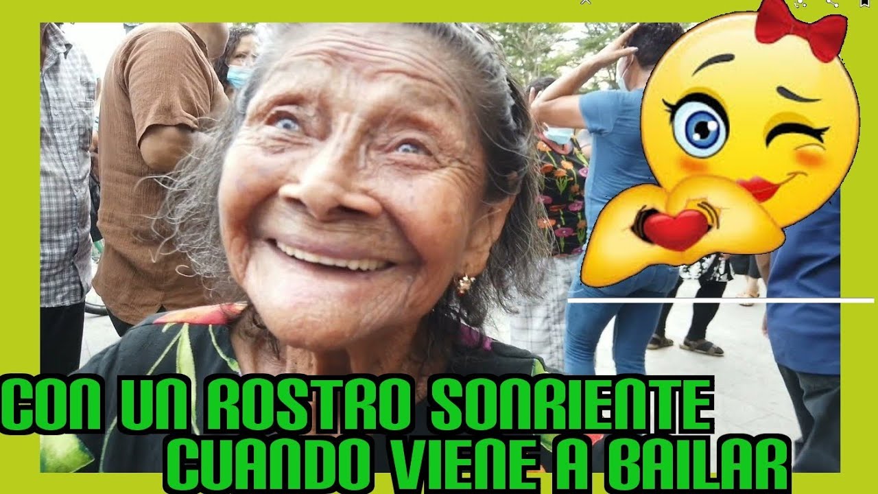 ABUELITA CATA ES FELIZ BAILANDO EL PUBLICO LA AMA