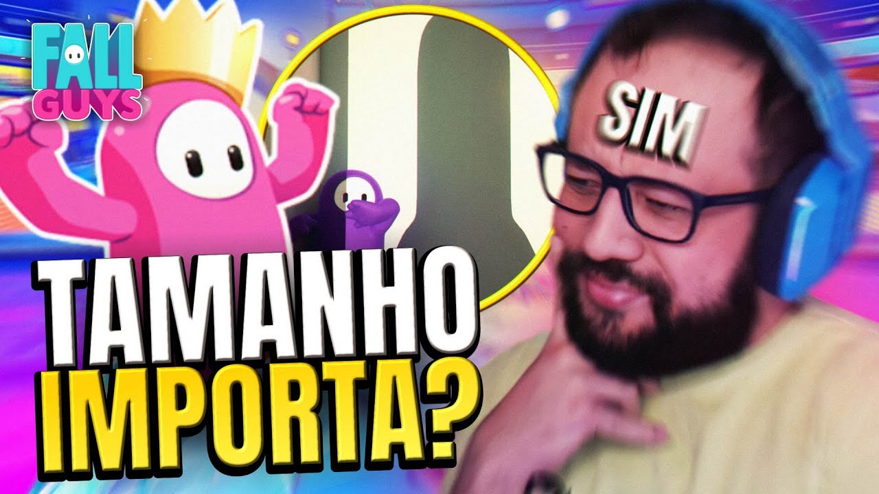 TAMANHO REALMENTE IMPORTA? 🤔 | Fall Guys