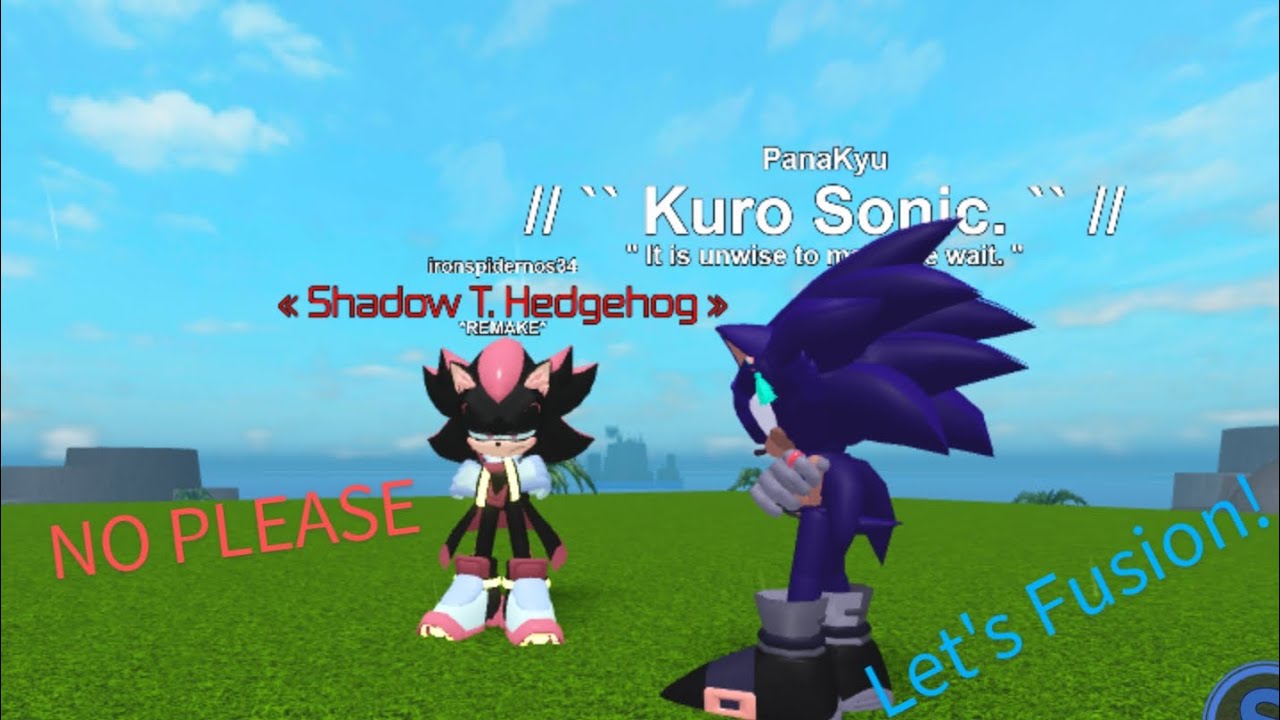 (I'M BACK!) Showing all my characters which changed + How to make Shadic in Sonic Pulse RP- Roblox.