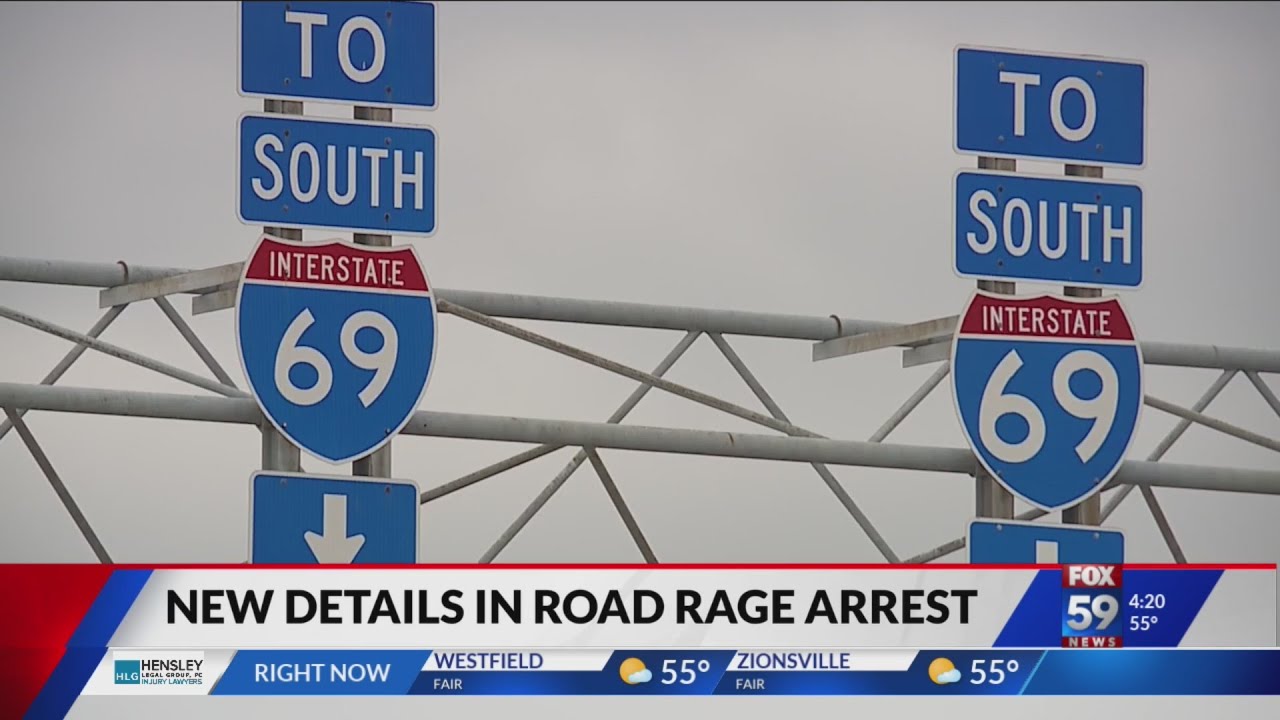 Fishers road rage arrest details