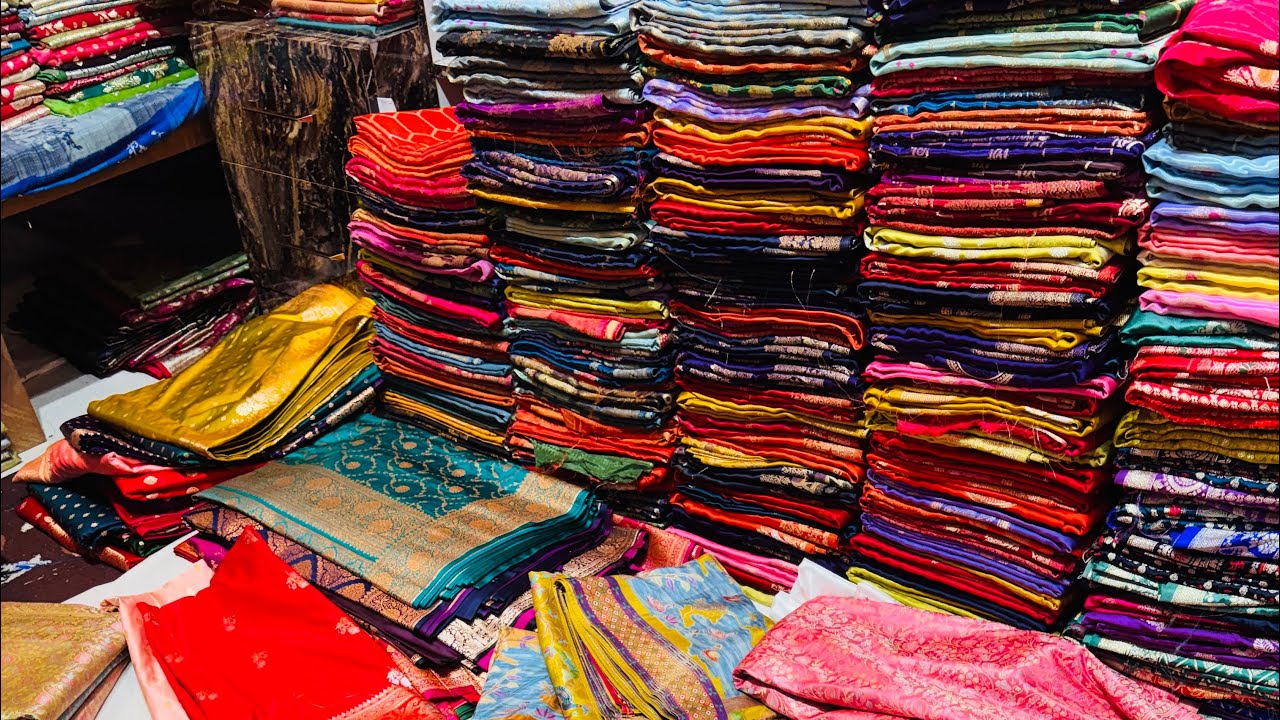 सुपर होलसेल रेट Cheapest Rate Banarasi Silk Sarees Collection In Varanasi | Near Vishwanath Temple 🛕