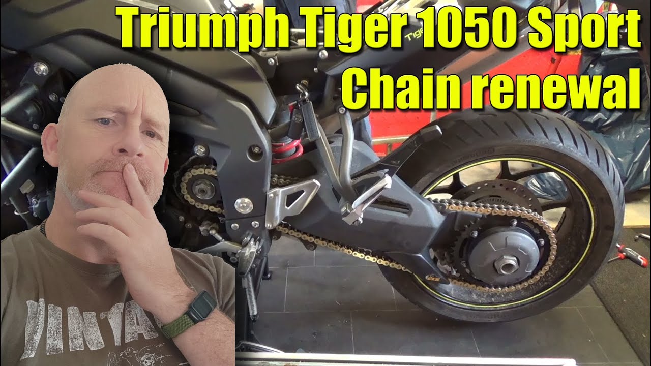 Chain renewal on my Tiger 1050 Sport 