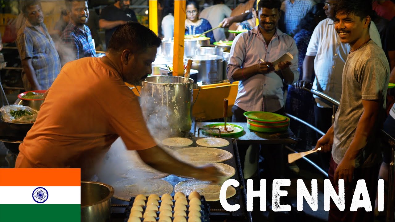 La Comida Callejera más Barata del Mundo en CHENNAI, India