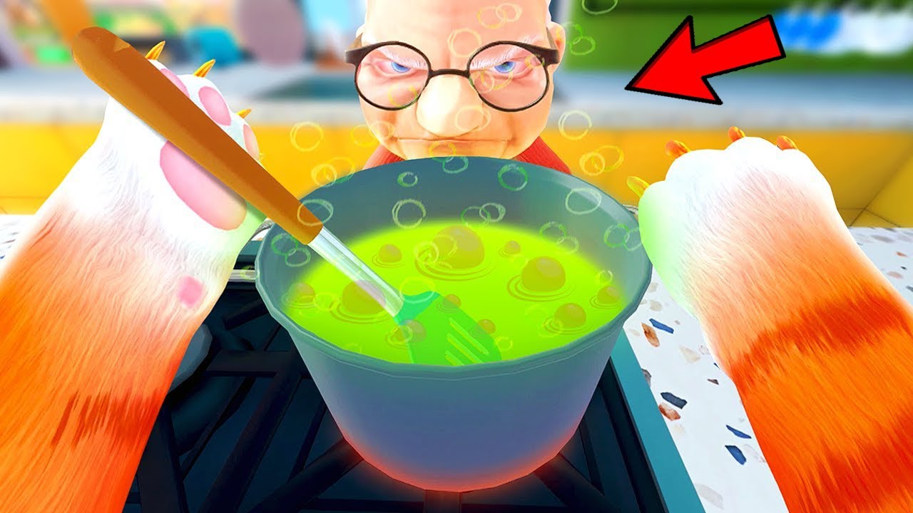 حاولت اخلي الجدة تفطر في رمضان !😱 سممتها بالغلط !😭 I Am Cat VR