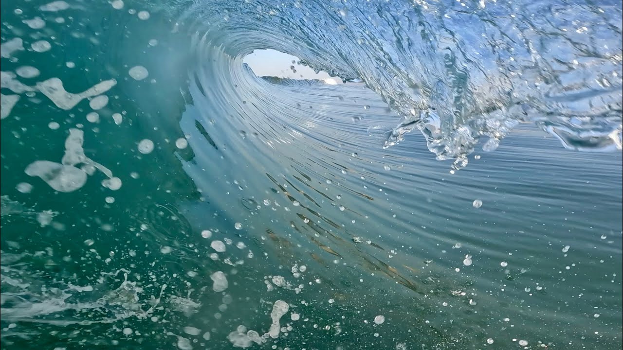 SURFING A BEACH BREAK IN SCORPION BAY, MEXICO (RAW POV)