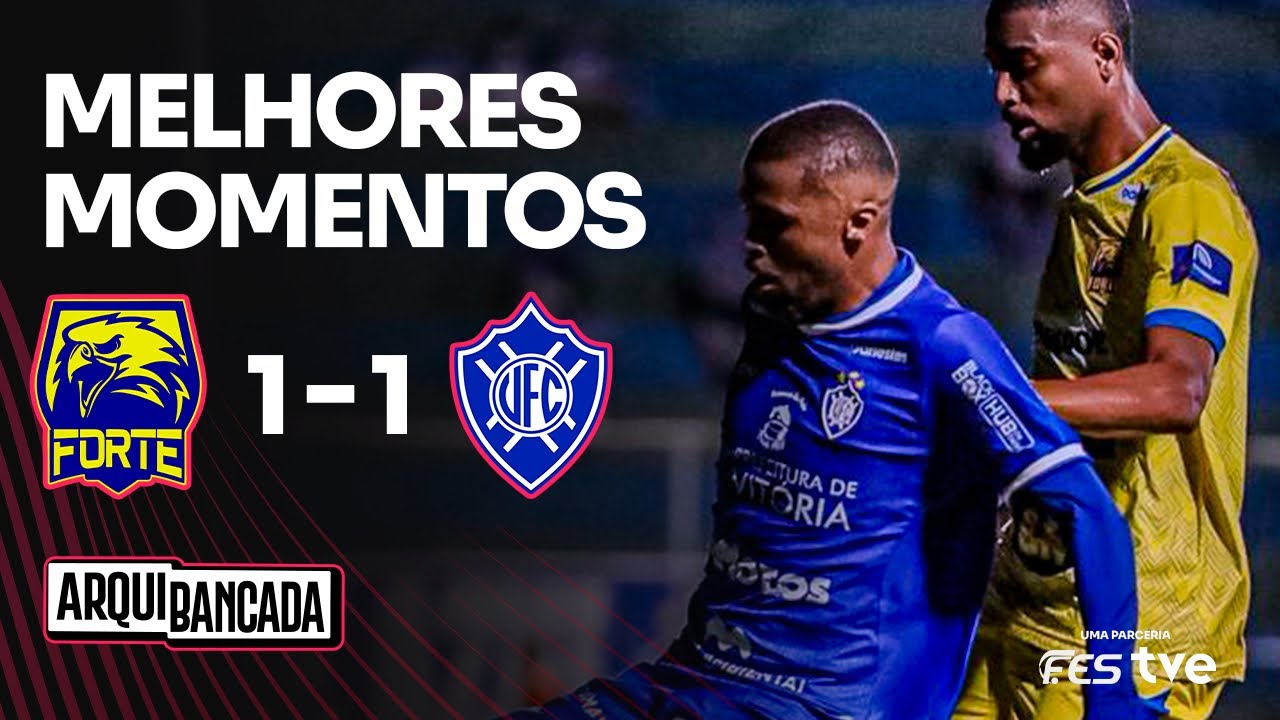EMPATE EM UM JOGÃO! FORTE 1x1 VITÓRIA - QUARTAS (IDA) | CAPIXABÃO 2026